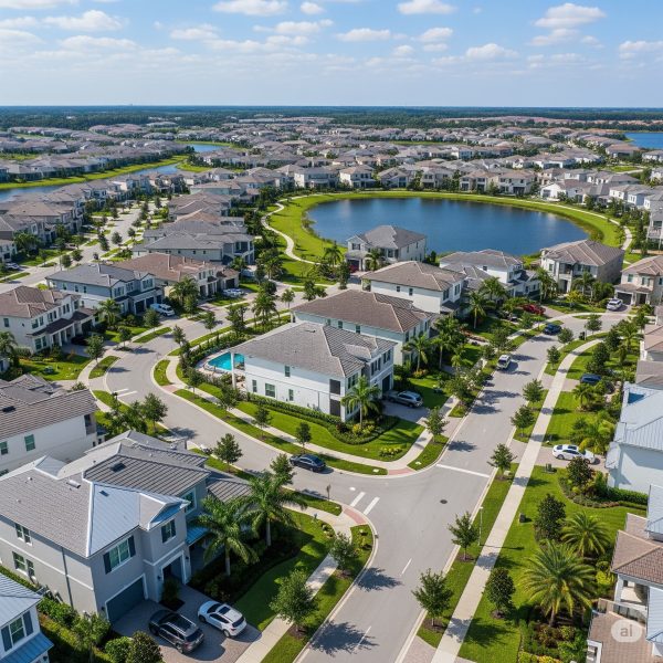 Lake Nona aerial view